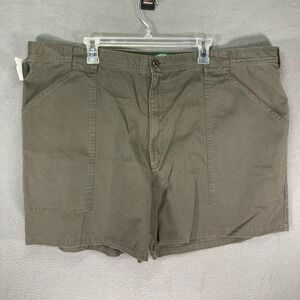 Cabelas Mens‎ 48 Reg Khaki Cotton Fatigue Shorts Outdoor Gear NWOT Utility Camp